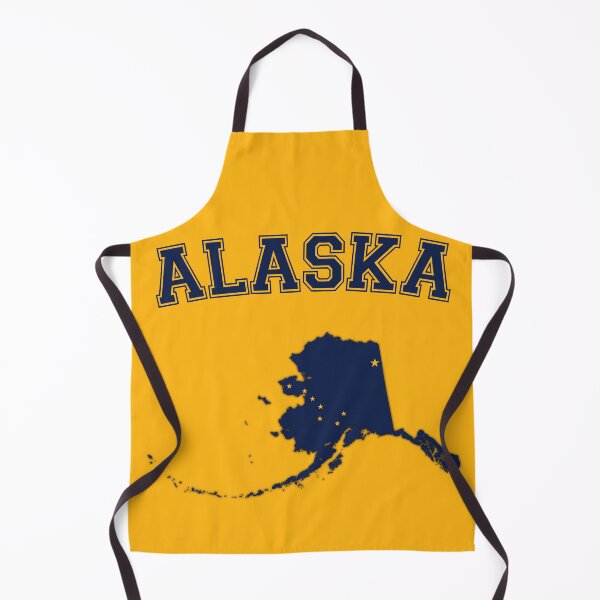 Item preview, Alaska State Flag Map - Vintage Varsity Style designed and sold by mashmosh.
