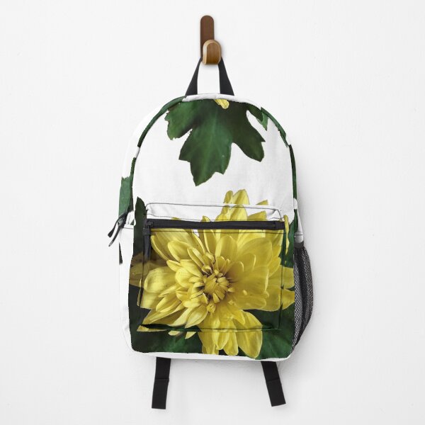 Item preview, Hello Sunshine! Yellow chrysanthemum flower and leaves designed and sold by VeenaNair23.