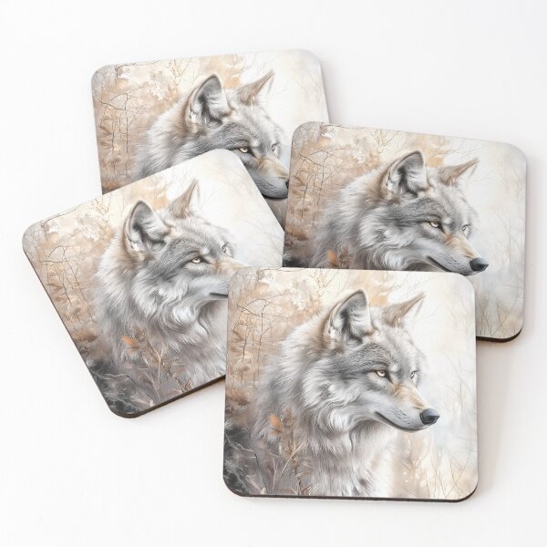 Item preview, Wolf Portrait in Natural Setting designed and sold by PetsArt.