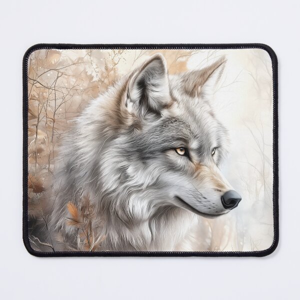 Item preview, Wolf Portrait in Natural Setting designed and sold by PetsArt.