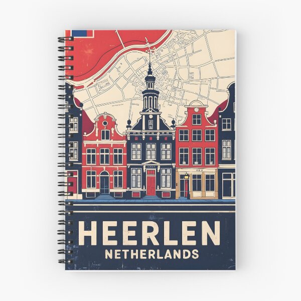 Item preview, Heerlen Netherlands 1950s Vintage Travel Tourism designed and sold by TravelersGems.