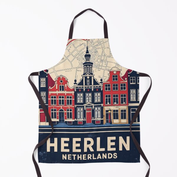 Item preview, Heerlen Netherlands 1950s Vintage Travel Tourism designed and sold by TravelersGems.