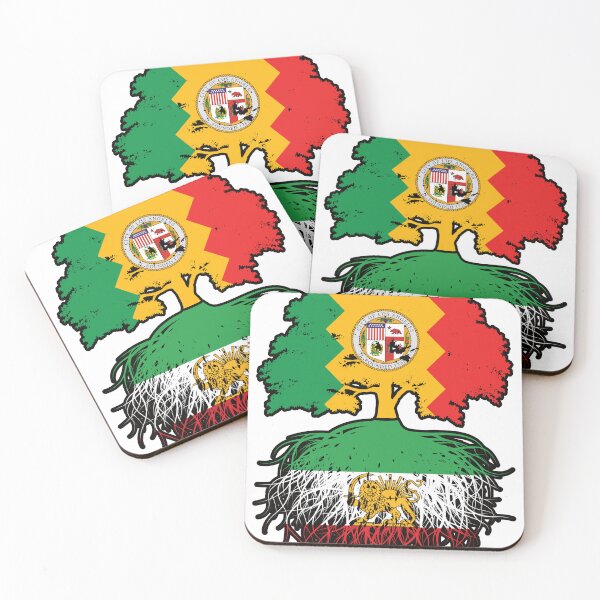 Item preview, LA Grown, Iranian Roots – Lion and Sun Heritage Design designed and sold by FlagX.