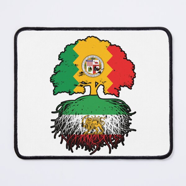 Item preview, LA Grown, Iranian Roots – Lion and Sun Heritage Design designed and sold by FlagX.