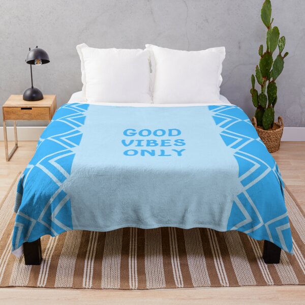 Item preview, Good Vibes Only – Blue Positive Energy Aesthetic Design designed and sold by katerin17.