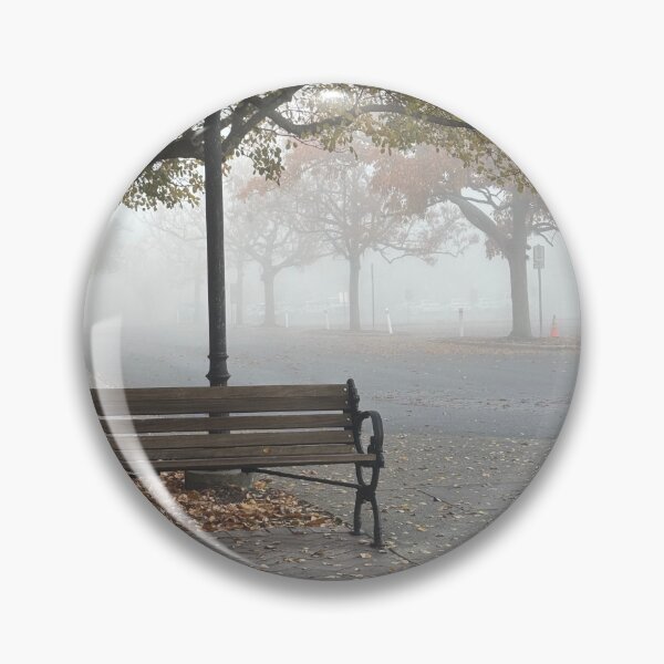 Item preview, The Fog A Bench And Barren Trees designed and sold by vanessaNotes.