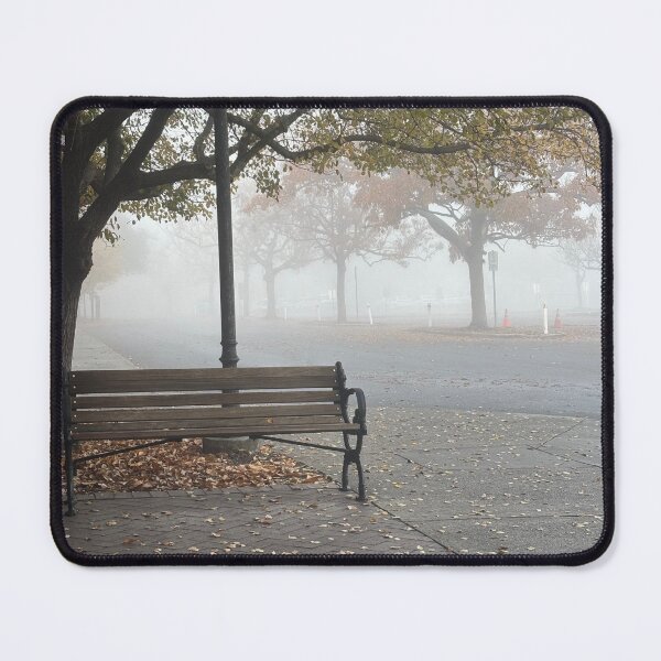 Item preview, The Fog A Bench And Barren Trees designed and sold by vanessaNotes.