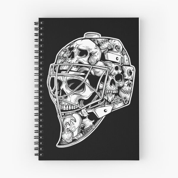 Item preview, Skull in Hockey Goalie Helmet Sticker, Winter Sports Magnet designed and sold by colorleafz.