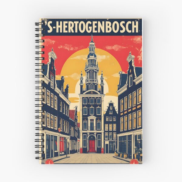 Item preview, S-Hertogenbosch Netherlands 1950s Vintage Travel Tourism designed and sold by TravelersGems.