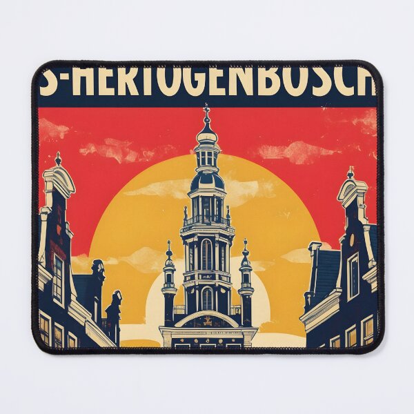 Item preview, S-Hertogenbosch Netherlands 1950s Vintage Travel Tourism designed and sold by TravelersGems.