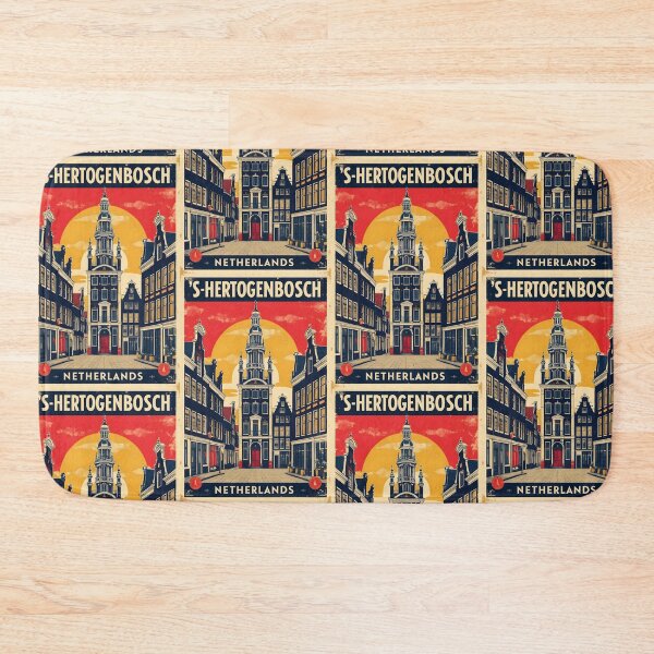 Item preview, S-Hertogenbosch Netherlands 1950s Vintage Travel Tourism designed and sold by TravelersGems.