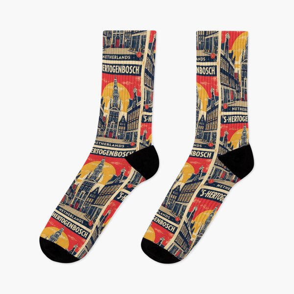Item preview, S-Hertogenbosch Netherlands 1950s Vintage Travel Tourism designed and sold by TravelersGems.