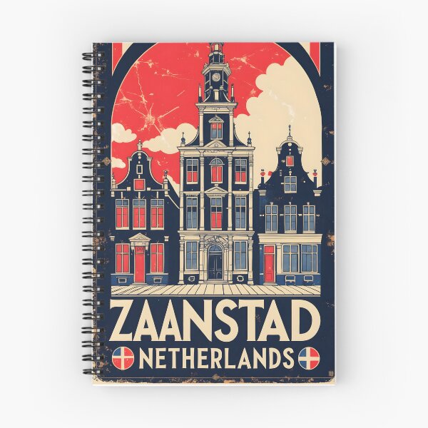 Item preview, Zaanstad Netherlands 1950s Vintage Travel Tourism designed and sold by TravelersGems.