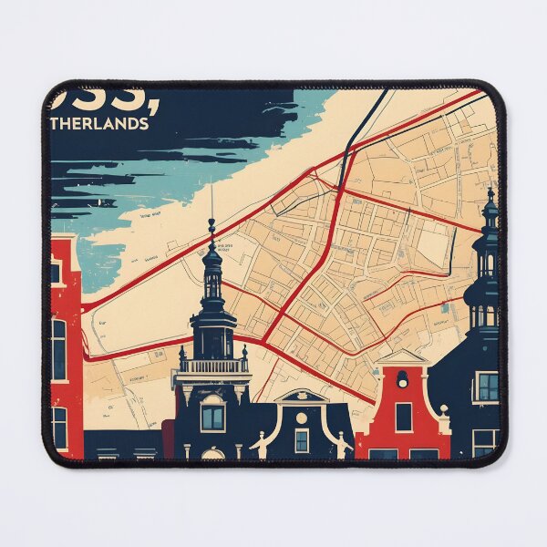 Item preview, Oss Netherlands 1950s Vintage Travel Tourism designed and sold by TravelersGems.