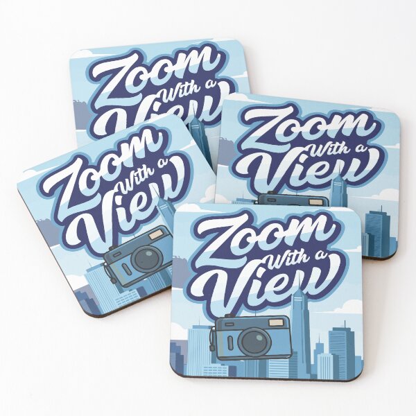Item preview, Zoom With a View Camera Cityscape T-Shirt Design – Urban Retro Style Tee for Photographers & Travel Lovers designed and sold by Lens Light Visuals.