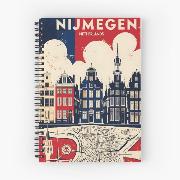 Item preview, Nijmegen Netherlands 1950s Vintage Travel Tourism designed and sold by TravelersGems.