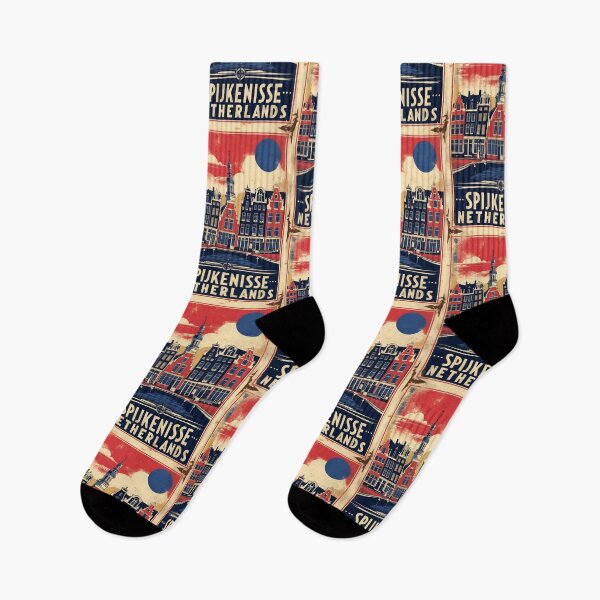 Item preview, Spijkenisse Netherlands 1950s Vintage Travel Tourism designed and sold by TravelersGems.