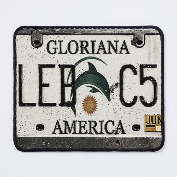 Item preview, Gloriana License Plate designed and sold by PikaPikaGamer.