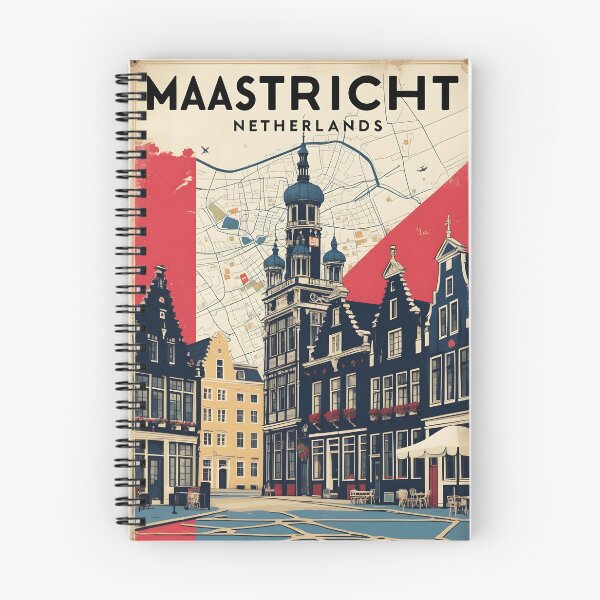 Item preview, Maastricht Netherlands 1950s Vintage Travel Tourism designed and sold by TravelersGems.
