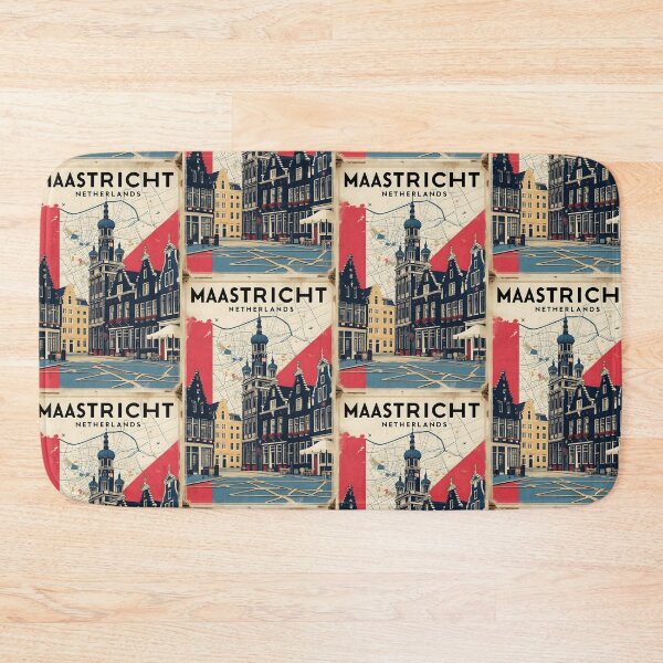 Item preview, Maastricht Netherlands 1950s Vintage Travel Tourism designed and sold by TravelersGems.