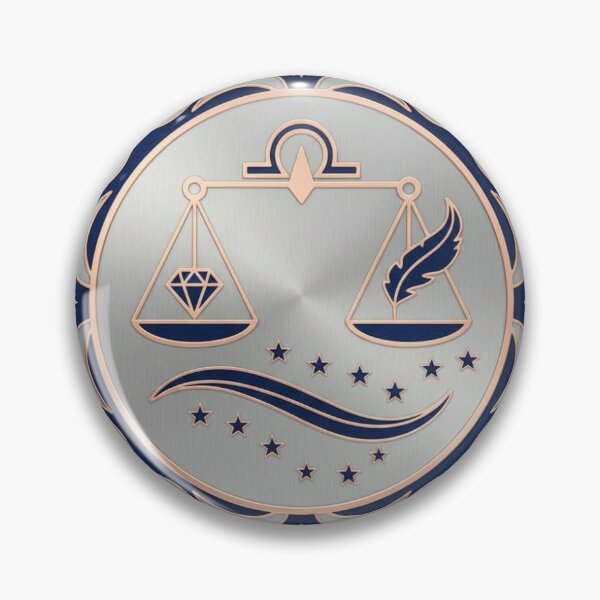 Item preview, Elegant cosmic Libra emblem designed and sold by LJ56.