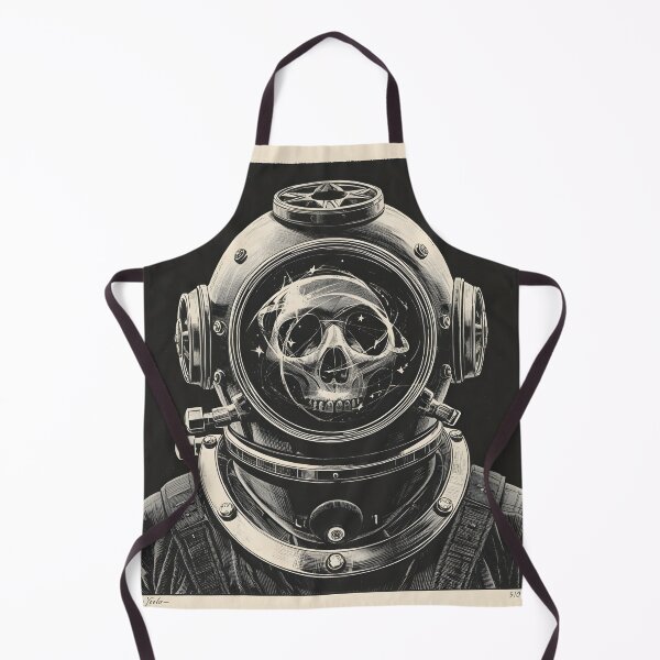 Item preview, Cosmic Skull in Vintage Deep Sea Diving Helmet designed and sold by Leader Designer.