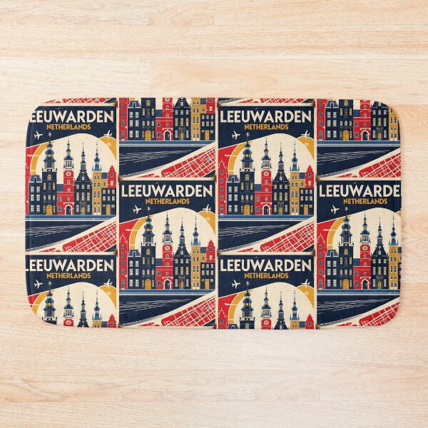 Item preview, Leeuwarden Netherlands 1950s Vintage Travel Tourism designed and sold by TravelersGems.