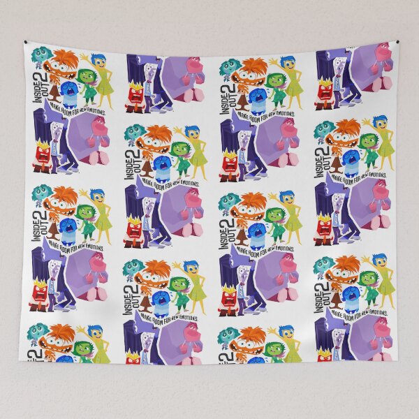 Item preview, Inside Out 2 Inspired Emotional Characters Poster Design designed and sold by Bloomie_Studio .