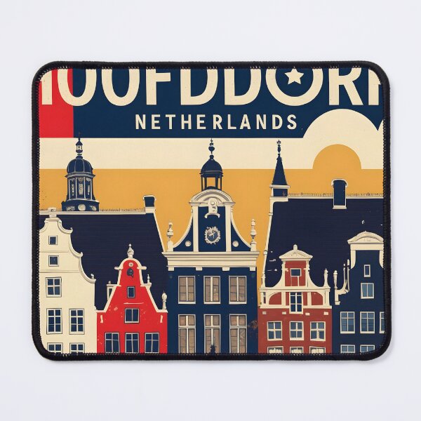 Item preview, Hoofddorp Netherlands 1950s Vintage Travel Tourism designed and sold by TravelersGems.