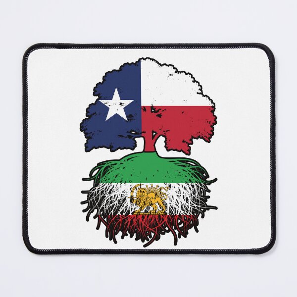 Item preview, Texas Grown, Iranian Roots – Lion and Sun Heritage Design designed and sold by FlagX.