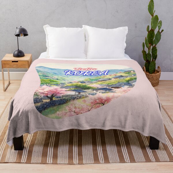 Item preview, Bella Korea – Traditional Korean Village in Spring designed and sold by mycreastyle.