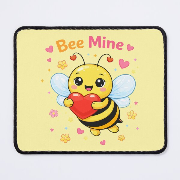 Item preview, Kids Valentine's Day - Cute Kawaii animals Bee Mine designed and sold by Sitchko.