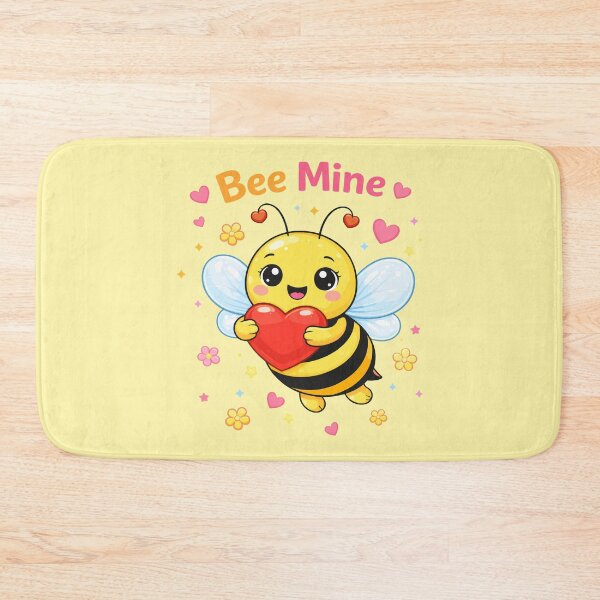 Item preview, Kids Valentine's Day - Cute Kawaii animals Bee Mine designed and sold by Sitchko.