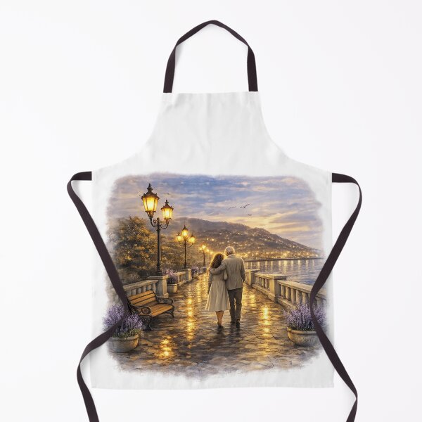 Item preview, Evening Walk by the Sea designed and sold by EstiArts.