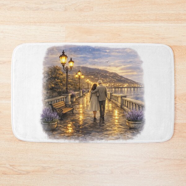 Item preview, Evening Walk by the Sea designed and sold by EstiArts.