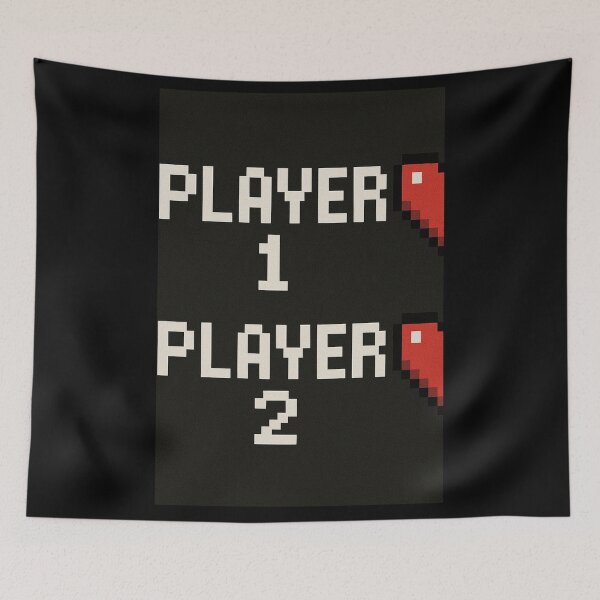 Item preview, Player 1 Player 2 Gamer Couple | Retro 8-Bit Valentine Gift designed and sold by Lyvion design.