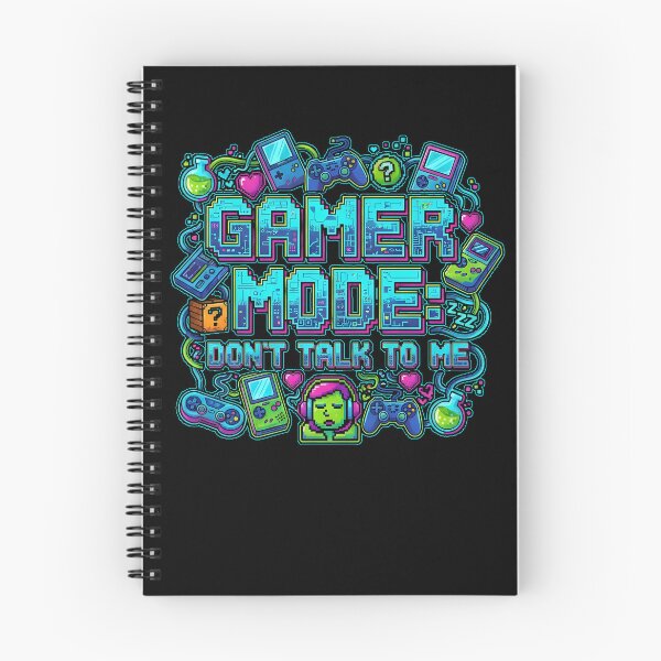 Item preview, GAMER MODE: DON'T TALK TO ME gaming retro pixel graphics retro gaming, vintage games designed and sold by Jt41.