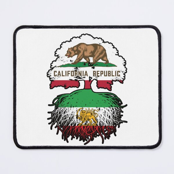 Item preview, California Grown, Iranian Roots – Lion and Sun Heritage Design designed and sold by FlagX.