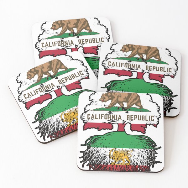 Item preview, California Grown, Iranian Roots – Lion and Sun Heritage Design designed and sold by FlagX.