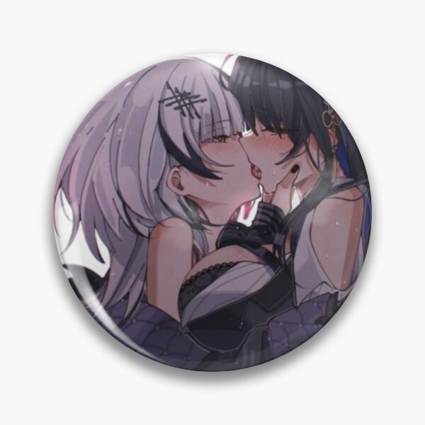 Item preview, Hololive Shiori Novella and Nerissa Ravencroft Kissing designed and sold by KomiArts.