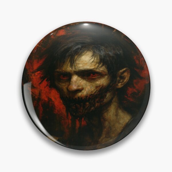 Item preview, Macabre Gothic Art – Possessed Boy with Crown of Thorns designed and sold by EujerStudio.
