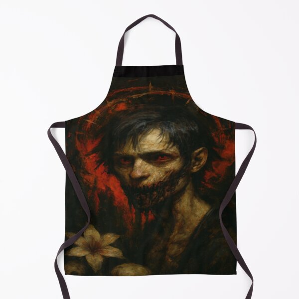 Item preview, Macabre Gothic Art – Possessed Boy with Crown of Thorns designed and sold by EujerStudio.