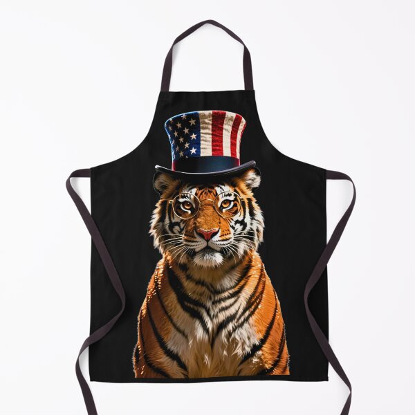 Item preview, Patriotic Tiger: Uncle Sam's Wild Spirit- Independence Day Vibes designed and sold by fantasy.world.