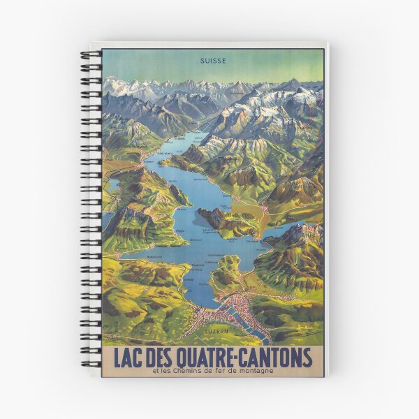 Item preview, Vintage Map of Lake Lucerne, Switzerland designed and sold by PetsArt.