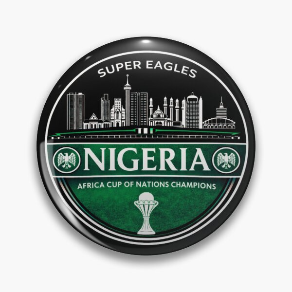 Item preview, AFCON 2025 Nigeria Super Eagles Football Emblem  Skyline Stadium designed and sold by InPrintedWord.