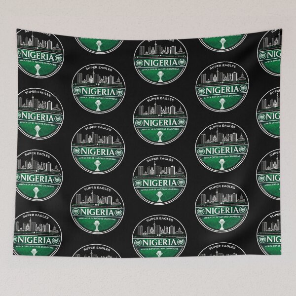 Item preview, AFCON 2025 Nigeria Super Eagles Football Emblem  Skyline Stadium designed and sold by InPrintedWord.