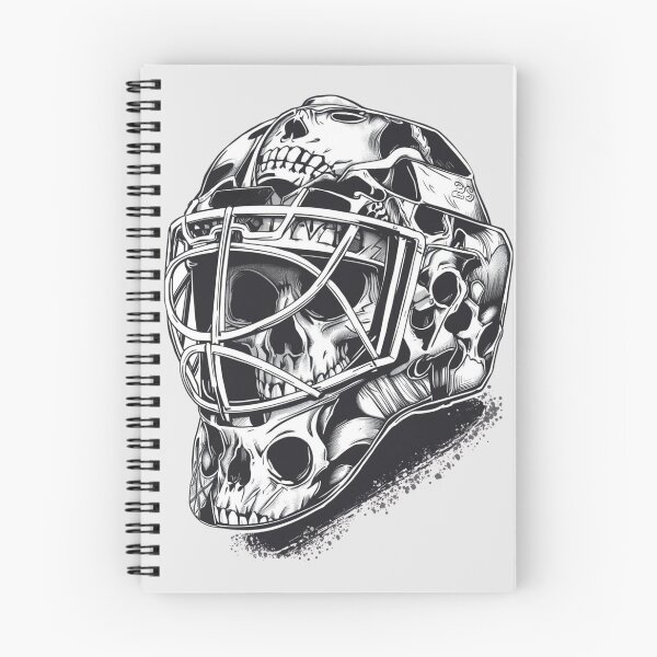 Item preview, Skull in Hockey Goalie Helmet Sticker, Winter Sports Magnet designed and sold by colorleafz.
