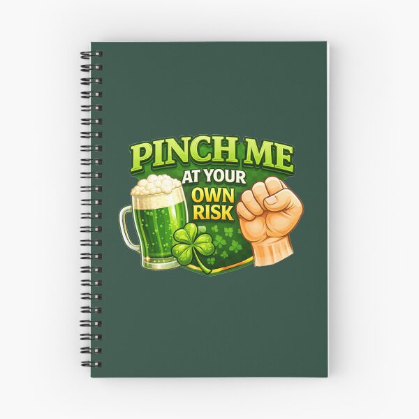 Item preview, Pinch Me At Your Own Risk – Funny St. Patrick's Day Pun designed and sold by PunchDrop.