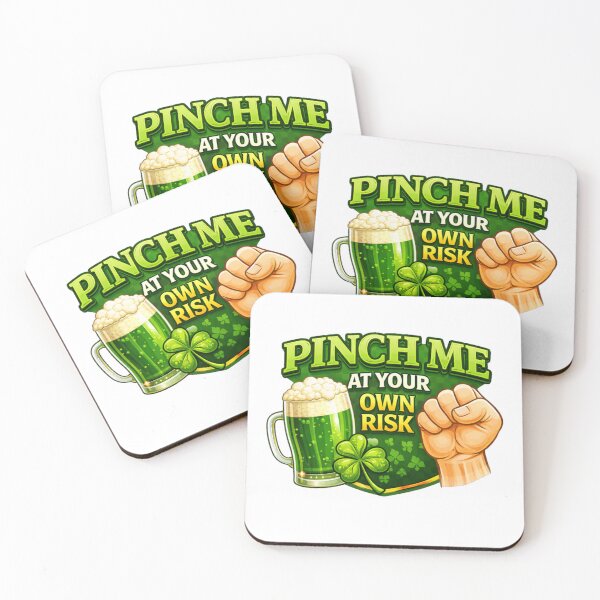 Item preview, Pinch Me At Your Own Risk – Funny St. Patrick's Day Pun designed and sold by PunchDrop.
