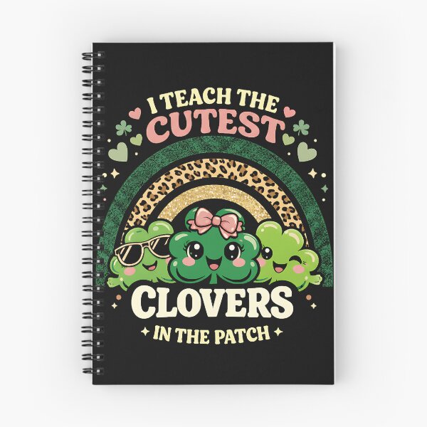 Item preview, I Teach The Cutest Clovers in Patch Boho Leopard Rainbow    designed and sold by clothesy7.